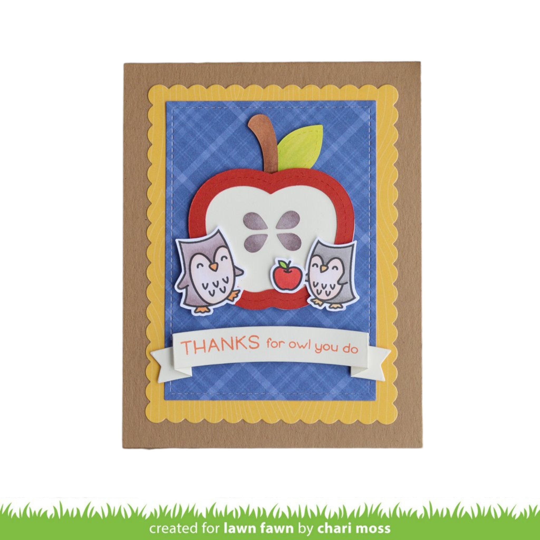 So Owlsome Stamps and Dies Bundle by Lawn Fawn